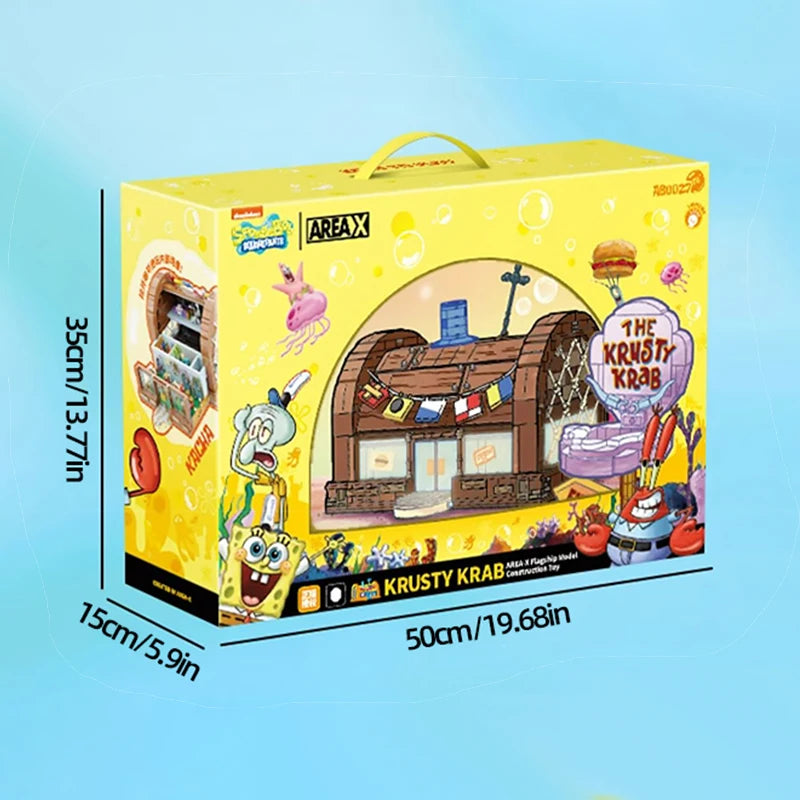 SpongeBob Cartoon Krusty Krab Restaurant Building Blocks - Image 4