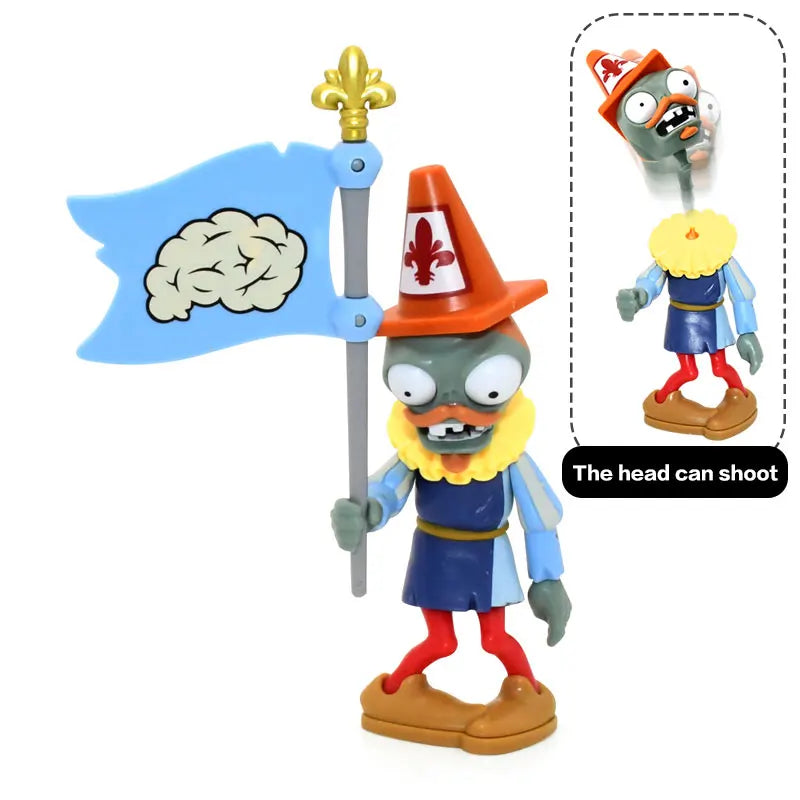 New Plants vs Zombies 2 Pea Snow Fire Shooter Gatling PVC Action Figure - Image 3