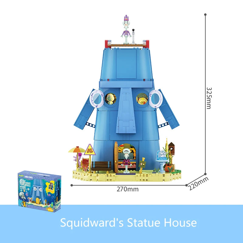 SpongeBob Cartoon Krusty Krab Restaurant Building Blocks - Image 12
