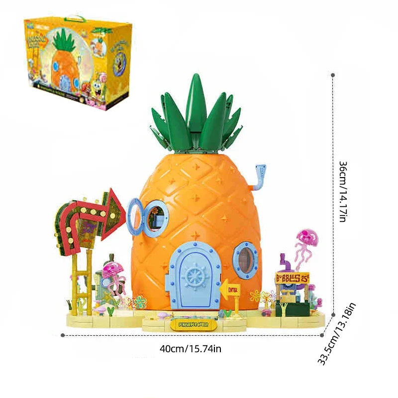 SpongeBob Cartoon Krusty Krab Restaurant Building Blocks - Image 7