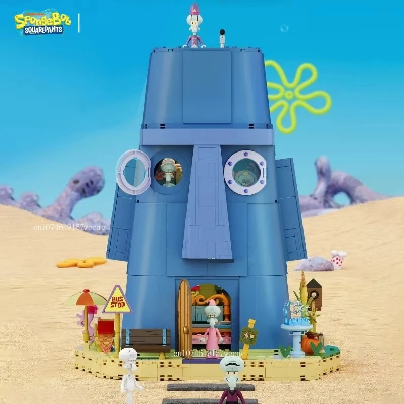 SpongeBob Cartoon Krusty Krab Restaurant Building Blocks - Image 2