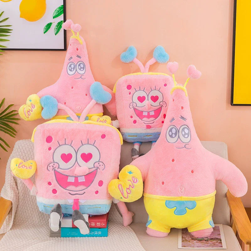 Anime SpongeBob SquarePants Plush Toy Set - Image 2