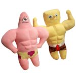 Big Size Muscular SpongeBob & Patrick Star Plush Toys