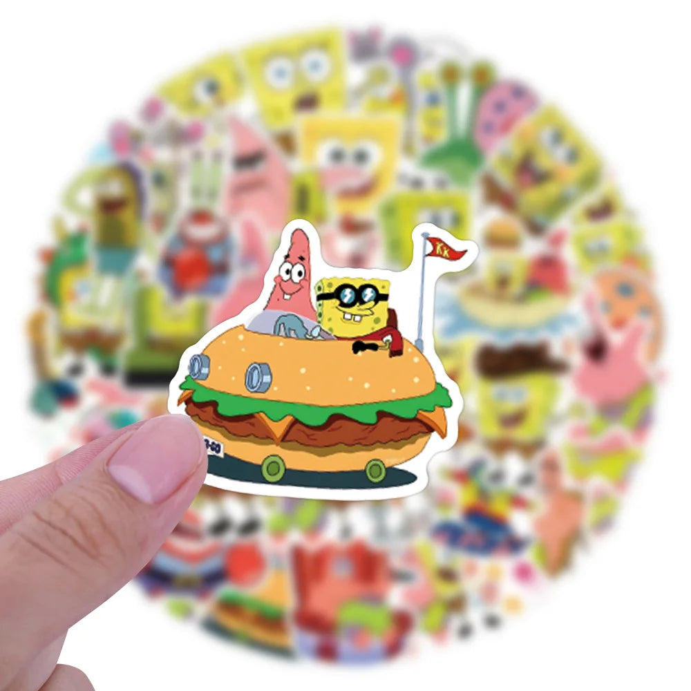 10/30/55PCS Cartoon Cute Kawaii SpongeBob - Image 3