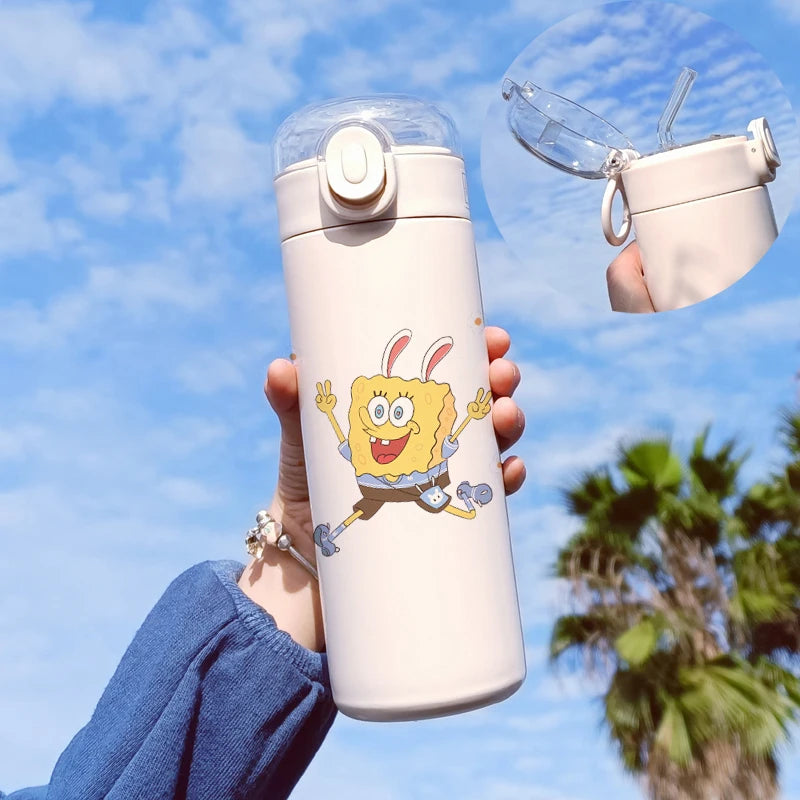 400ML SpongeBob Cartoon Insulated Cup - Image 8