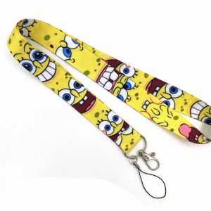POP MART SpongeBob Key Lanyard & ID Badge Holder
