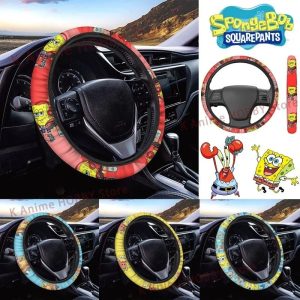 Cartoon SpongeBob Steering Wheel Covers