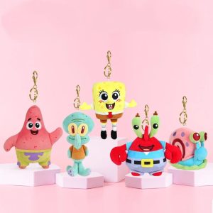 Patrick Star Plush Toys Keychain