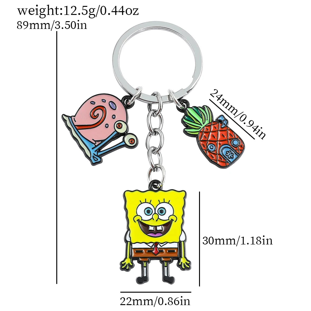 SquarePants Gary the Snail Enamel Keychain - Image 7