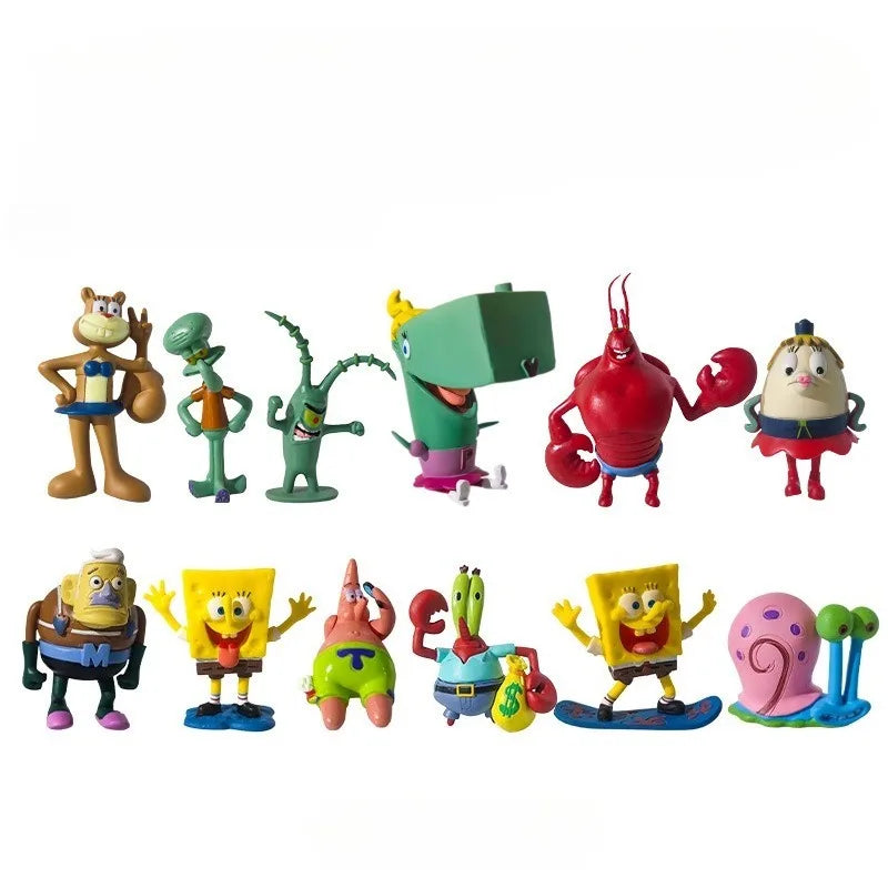 12PCS/set Anime SpongeBob - Image 5