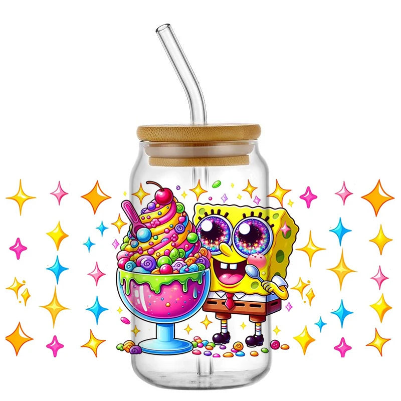 Miniso SpongeBob Cartoon UV DTF Wrap - Image 7