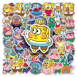 50PCS SpongeBob “Sent A Big Star” Cartoon Animation Stickers