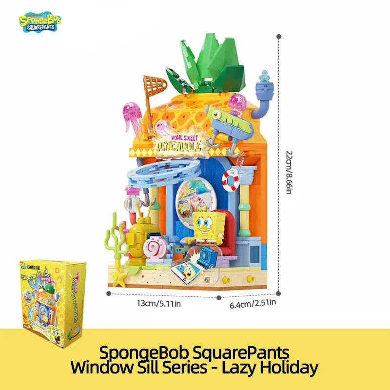 SpongeBob Cartoon Krusty Krab Restaurant Building Blocks - Image 15