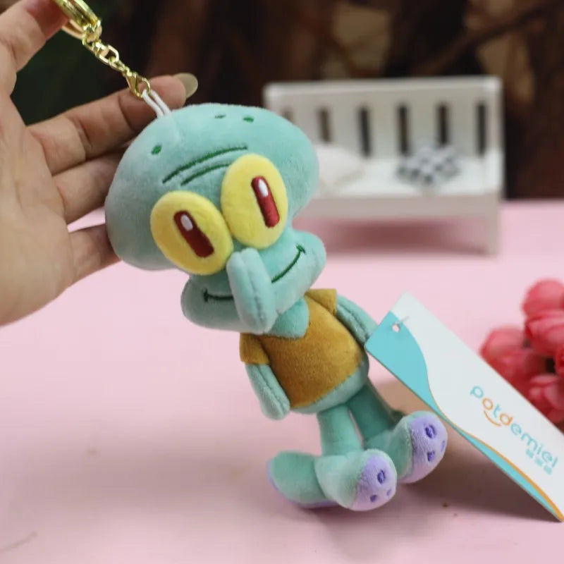Anime SpongeBob SquarePants Plush Keychain Set - Image 9