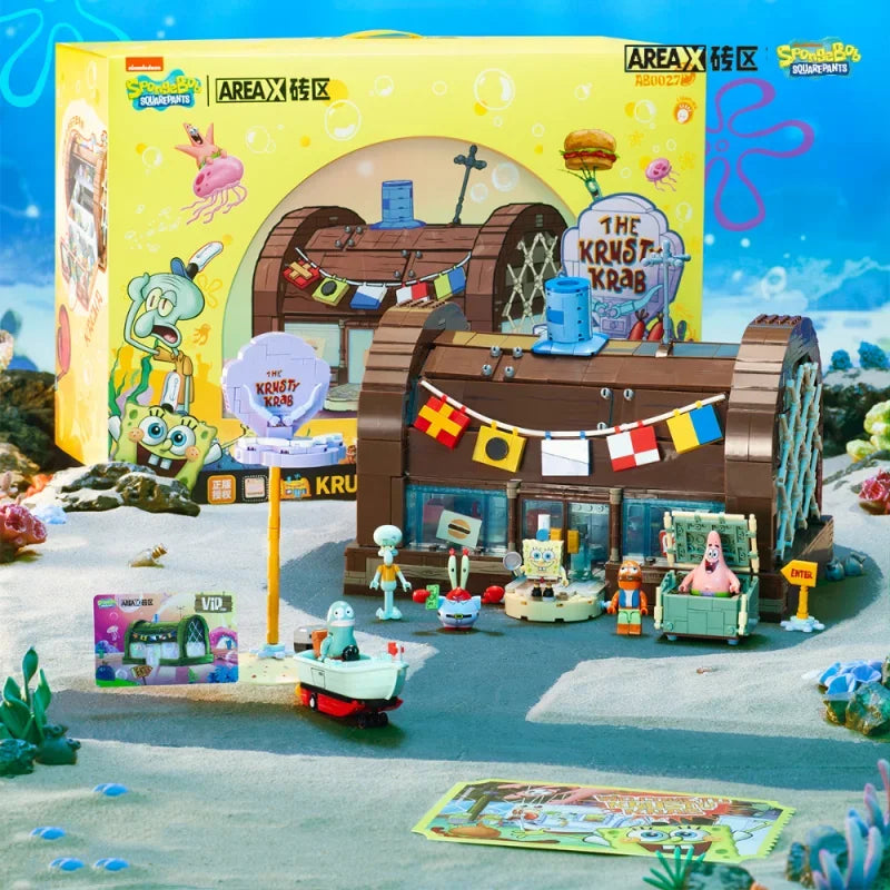SpongeBob Cartoon Krusty Krab Restaurant Building Blocks - Image 5