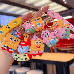 Cartoon SpongeBob Figures Keychain