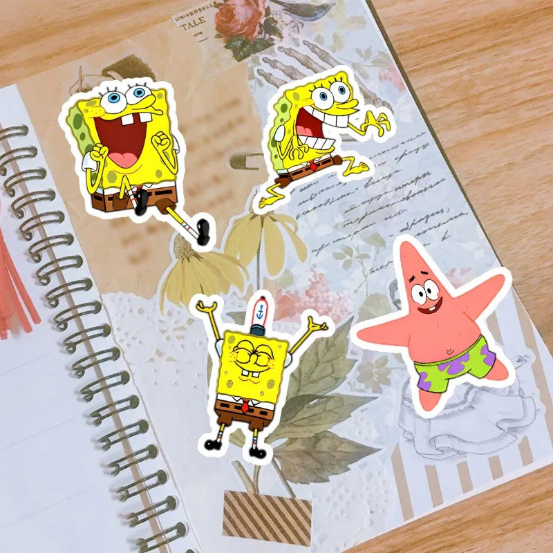 40PCS SpongeBob SquarePants Stickers Set - Image 4