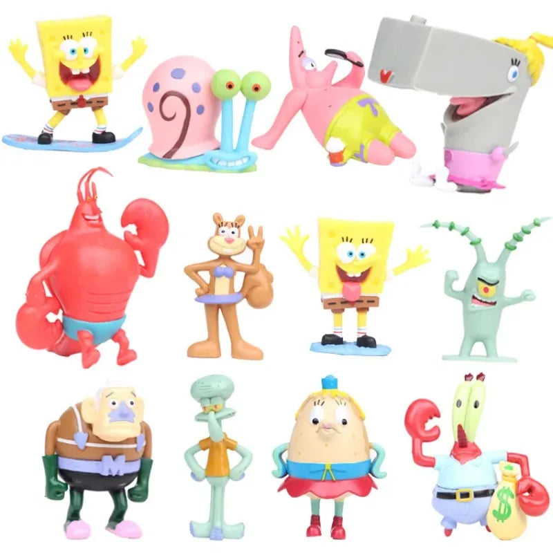 12PCS/set Anime SpongeBob - Image 3